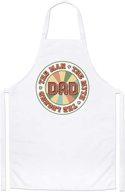 The Man The Myth The Legend Funny Custom Papa Father Day Dad Apron