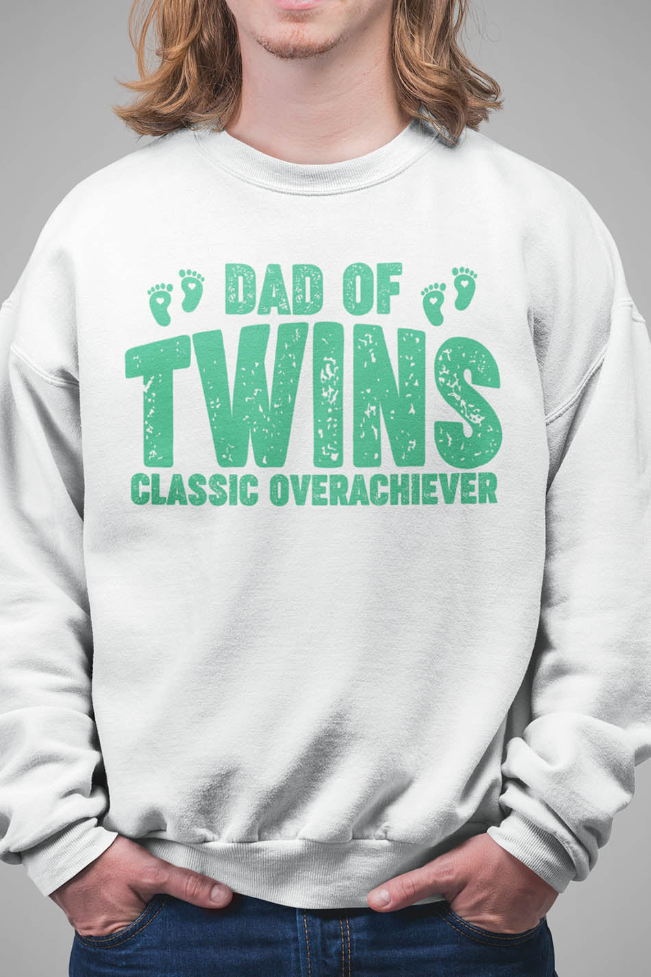 Dad of Twins Sweatshirt