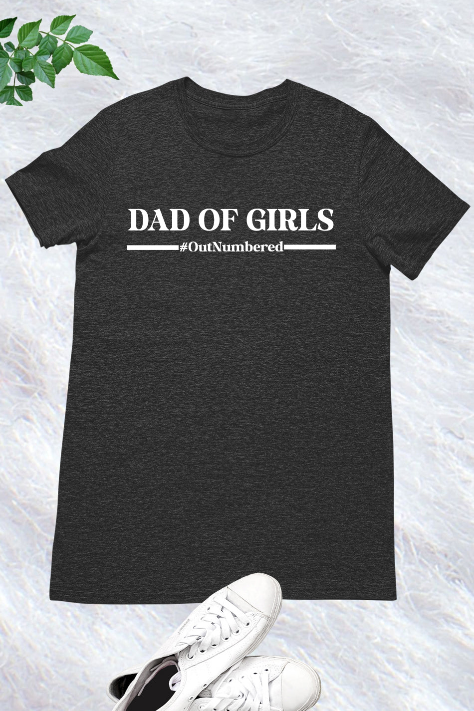 Dad of Girls Outnumbered Shirt