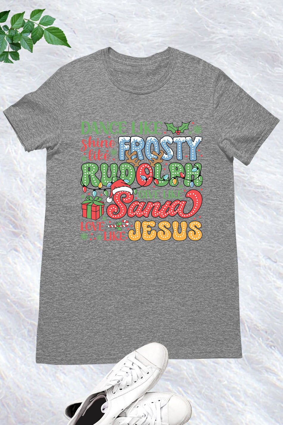 Love Like Jesus Santa Christmas Shirt