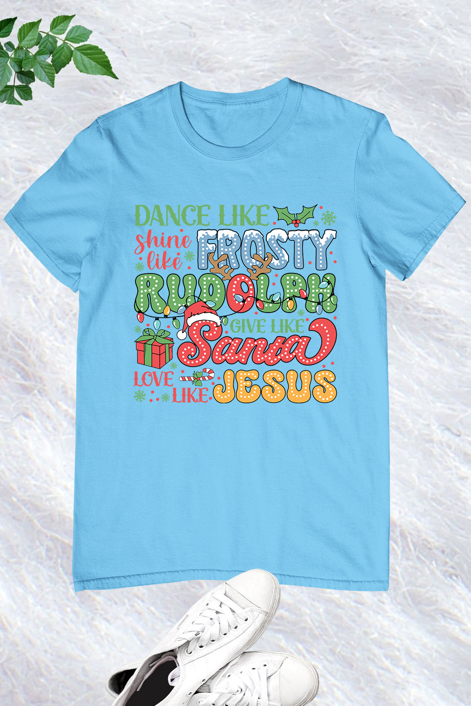 Love Like Jesus Santa Christmas Shirt