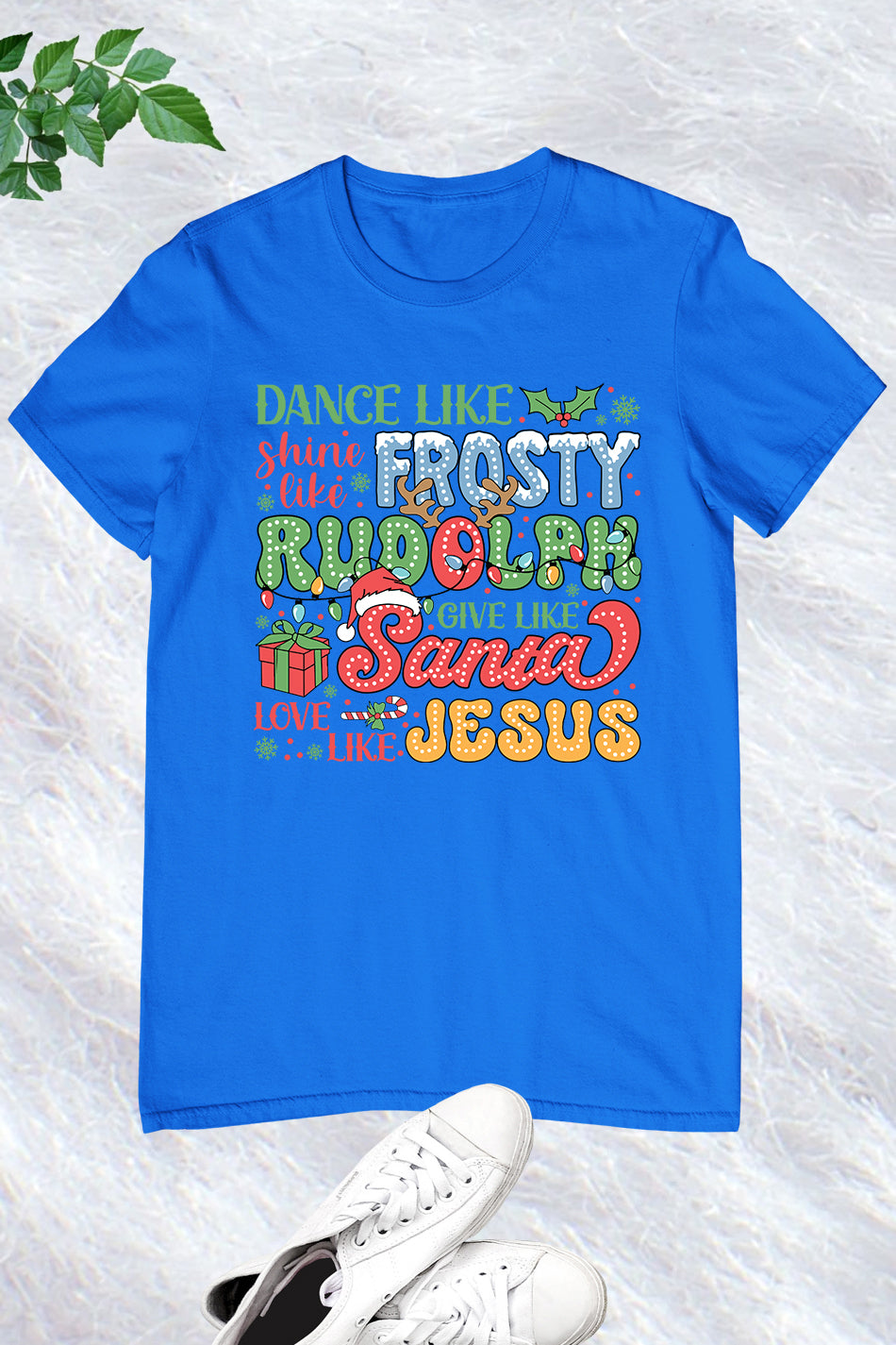 Love Like Jesus Santa Christmas Shirt