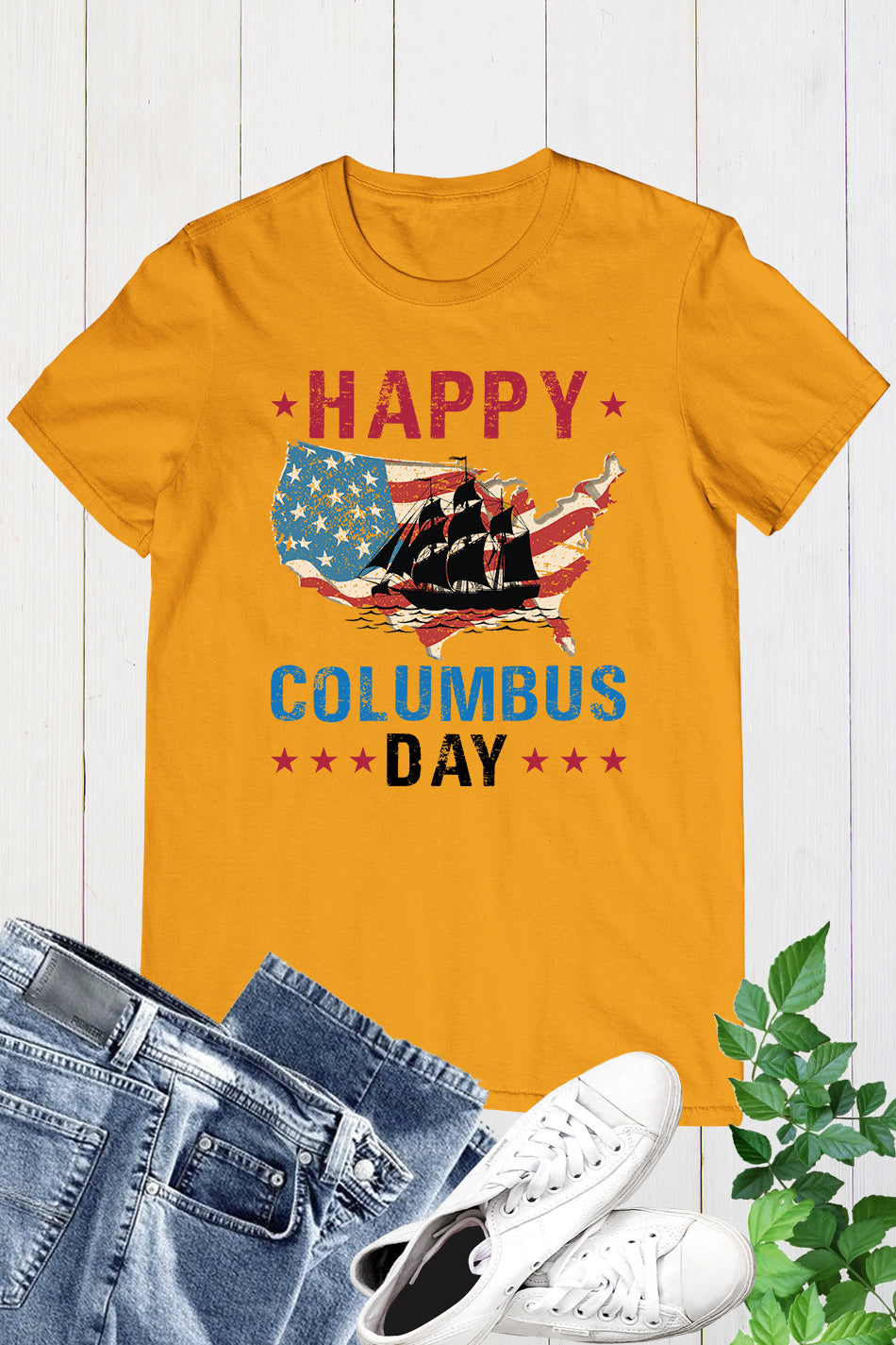 Happy Columbus Day Retro Shirt