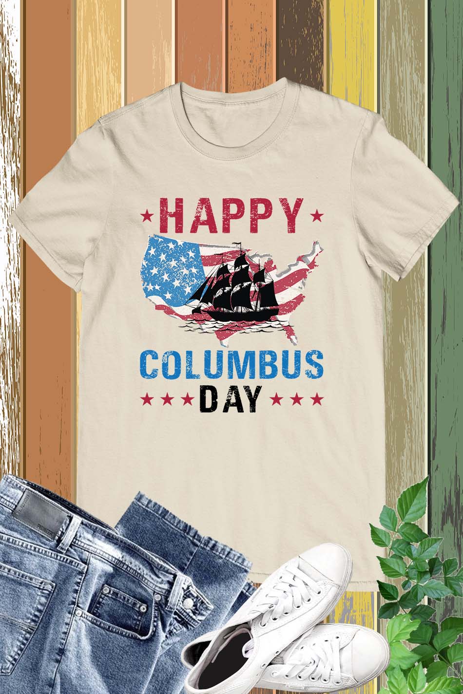 Happy Columbus Day Retro Shirt