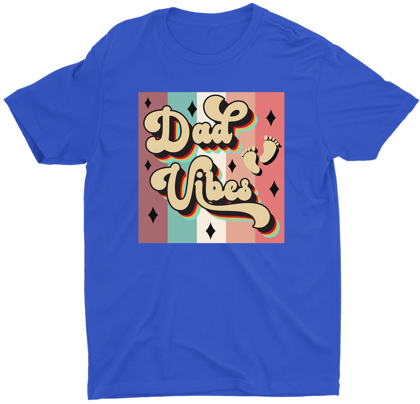 Daddy Vibes New Dad Father's Day Custom Short Sleeve T-Shirt