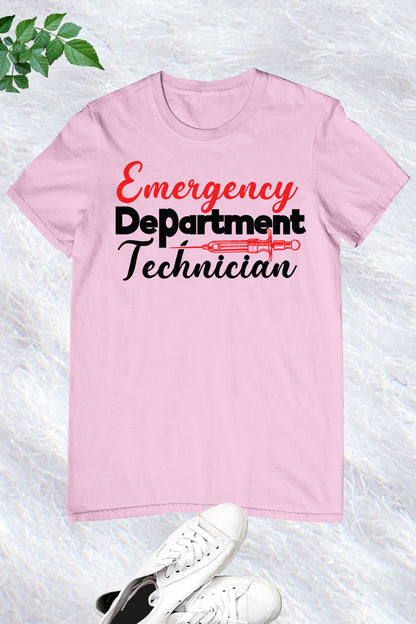 Emergency Department Technician Doctor T Shirt