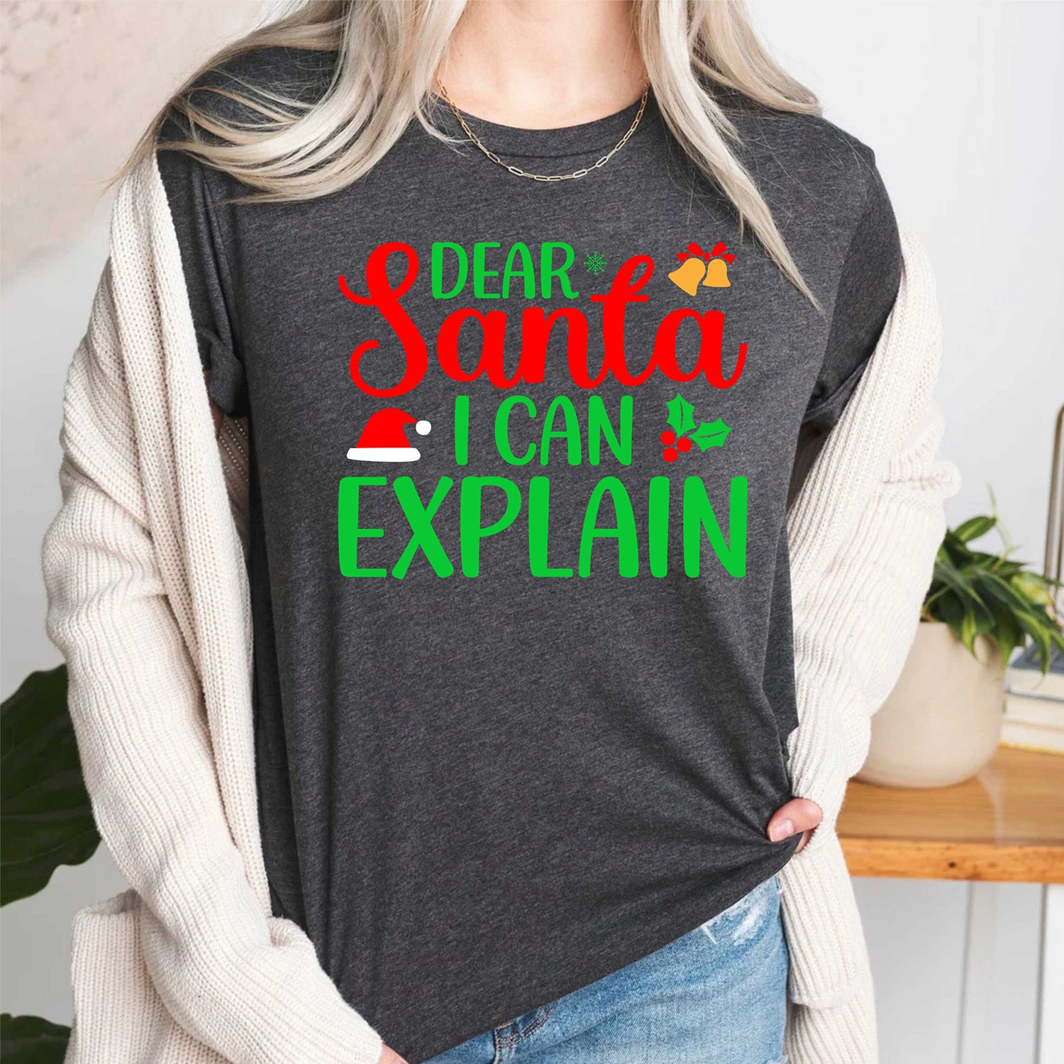 Dear Santa I can Explain Christmas T Shirt