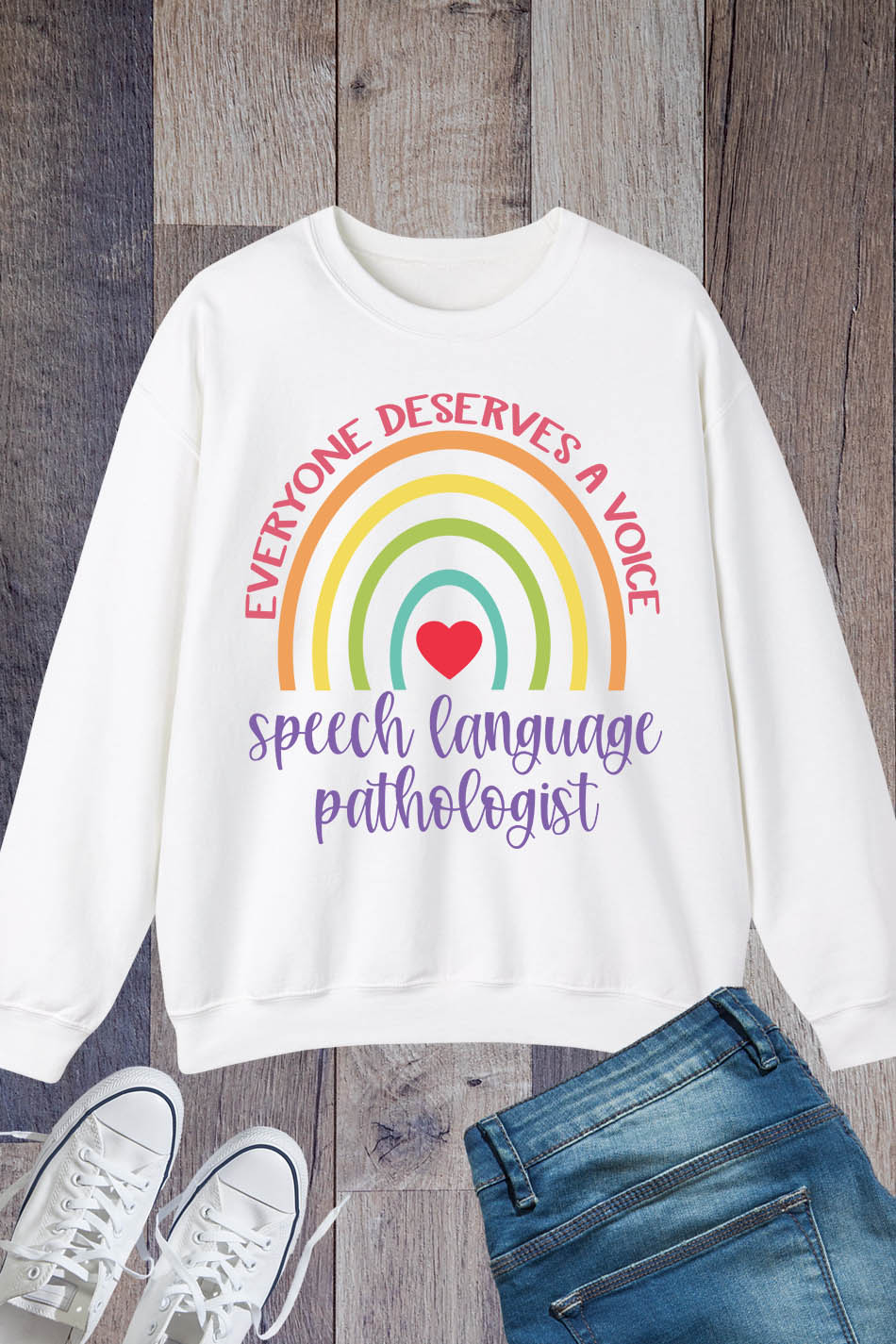 Everyone Deserves a Voice Speech Therapist Sweatshirt