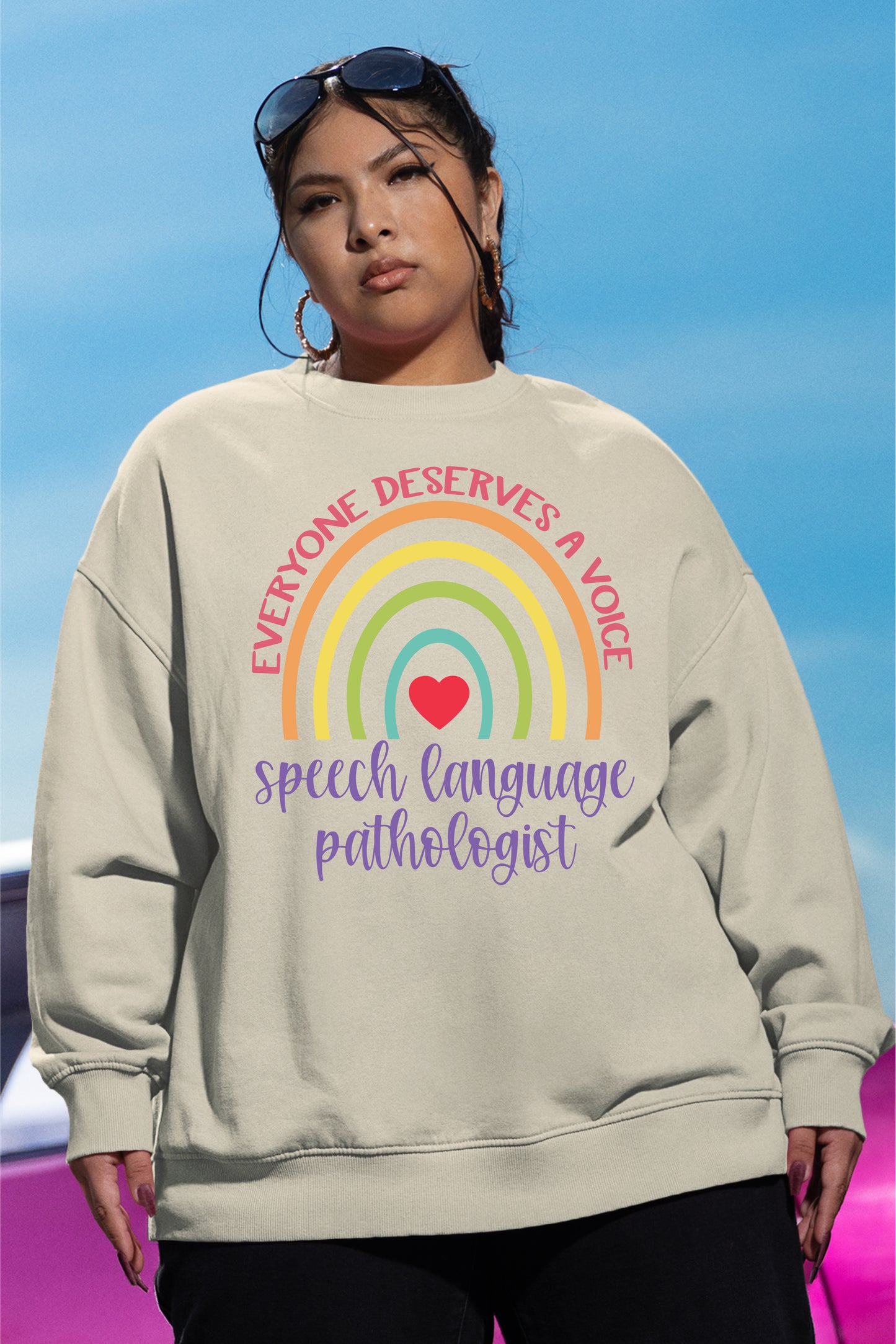 Everyone Deserves a Voice Speech Therapist Sweatshirt