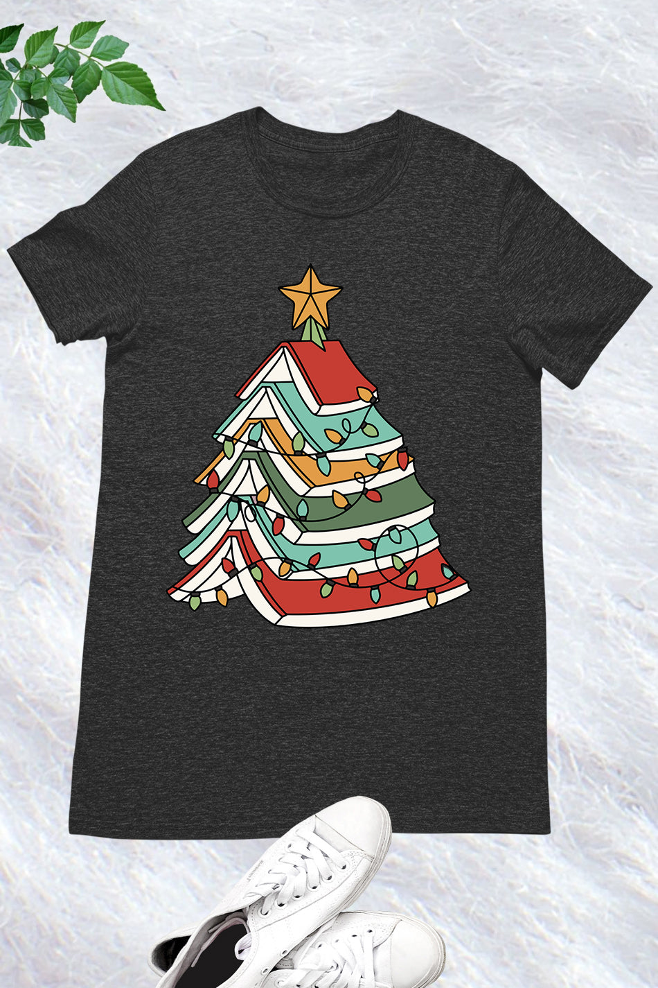 Christmas Book Tree Shirt