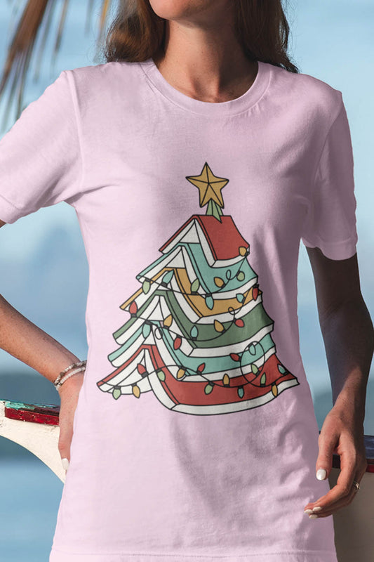 Christmas Book Tree Shirt