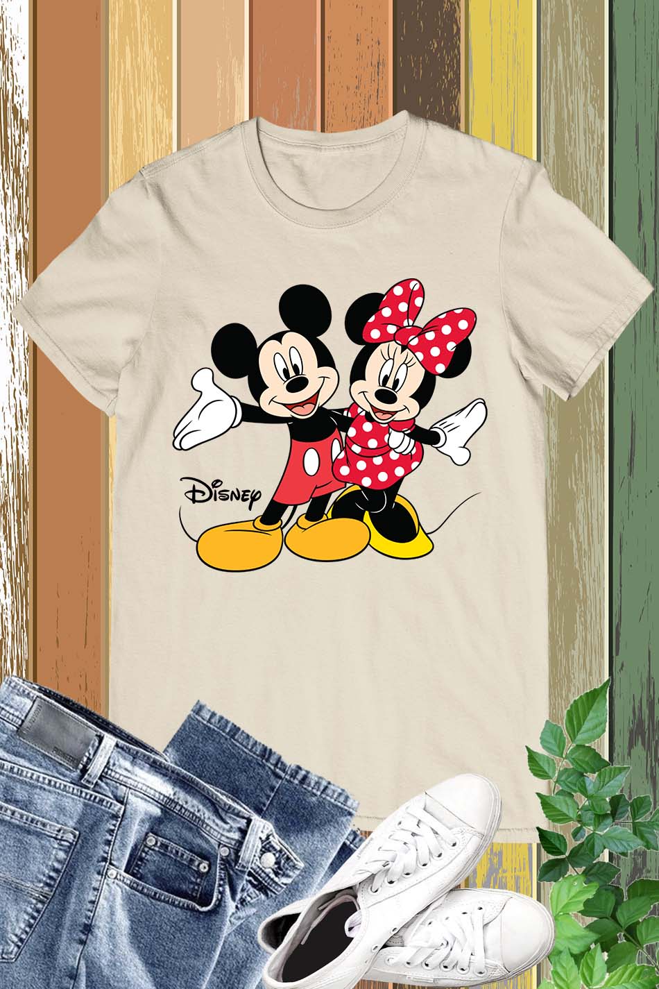 Minnie Mouse And Mickey Mouse T Shirt