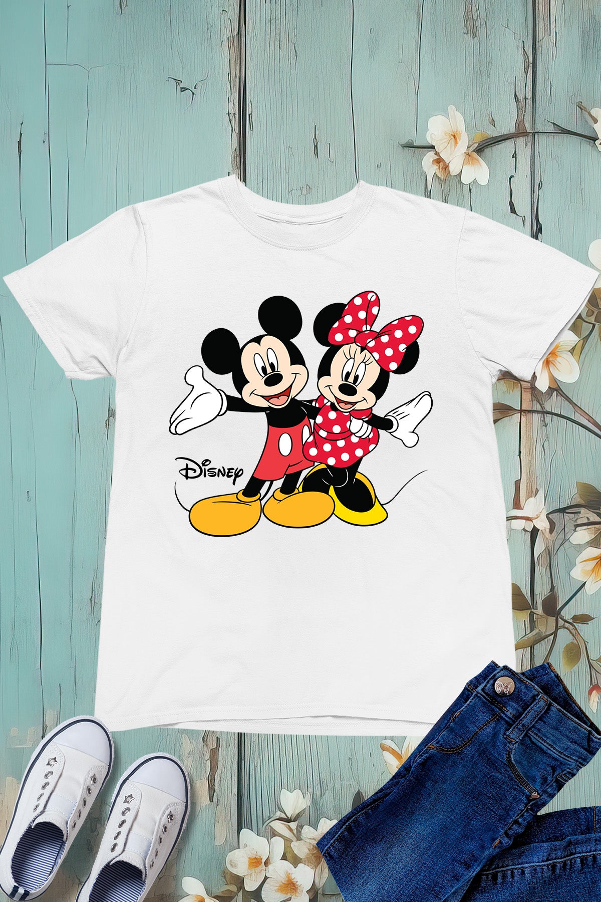 Minnie Mouse And Mickey Mouse T Shirt