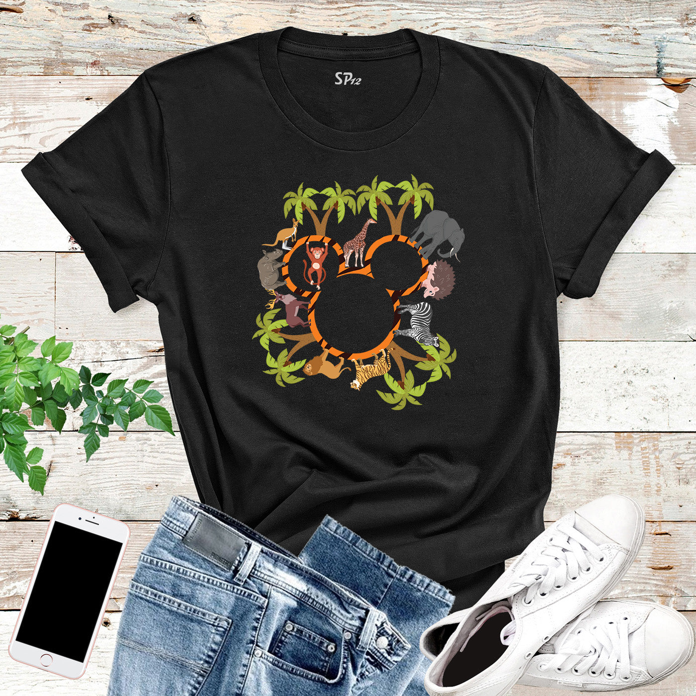 Disney Animal Kingdom Safari Mode Custom Retro Disney Wild T-Shirts