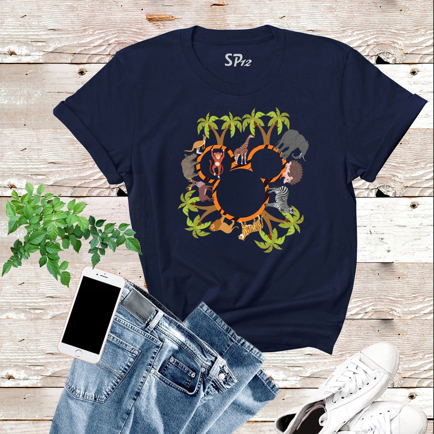 Disney Animal Kingdom Safari Mode Custom Retro Disney Wild T-Shirts