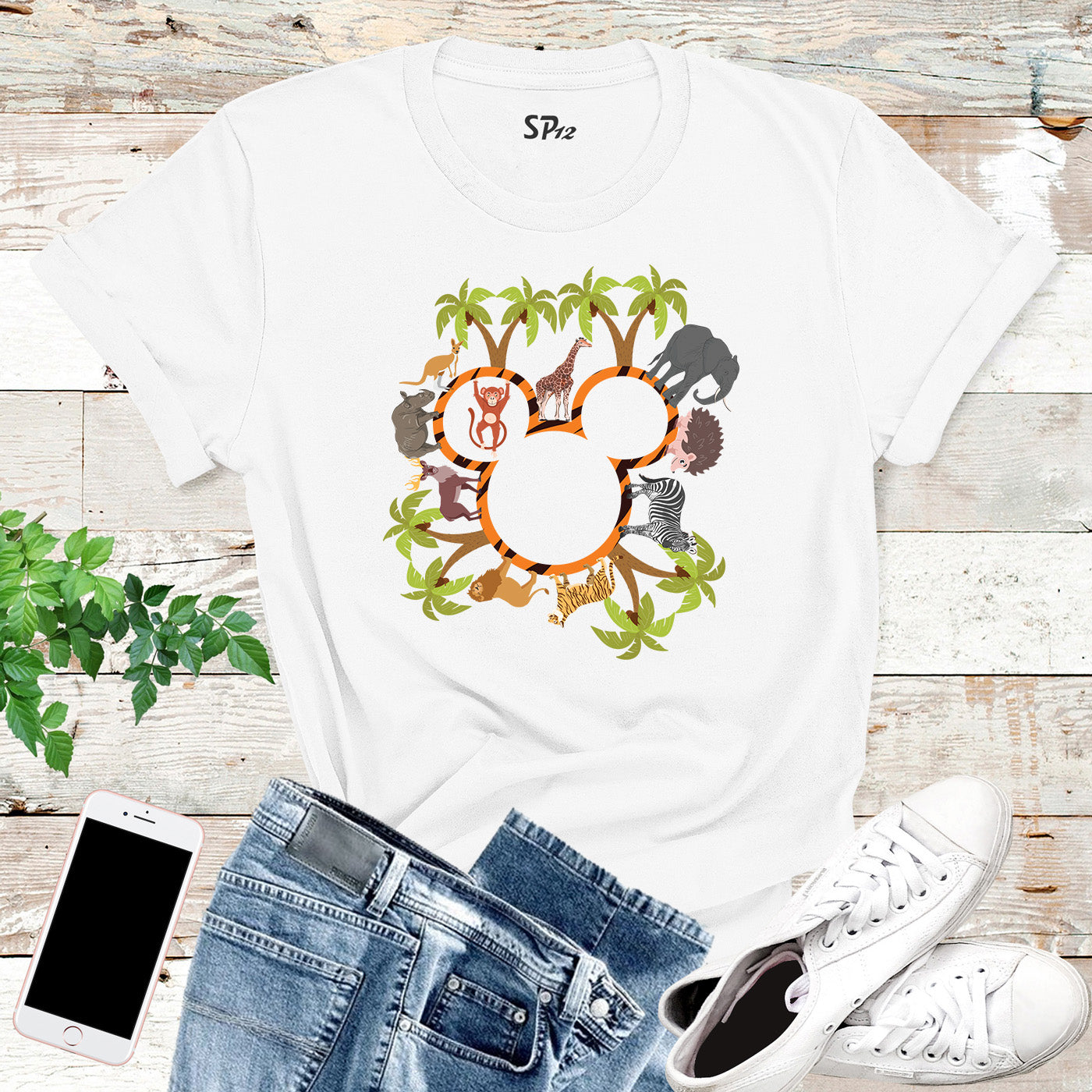 Disney Animal Kingdom Safari Mode Custom Retro Disney Wild T-Shirts