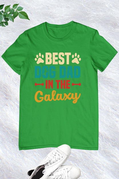 Best Dog Dad in The Galaxy T-Shirt