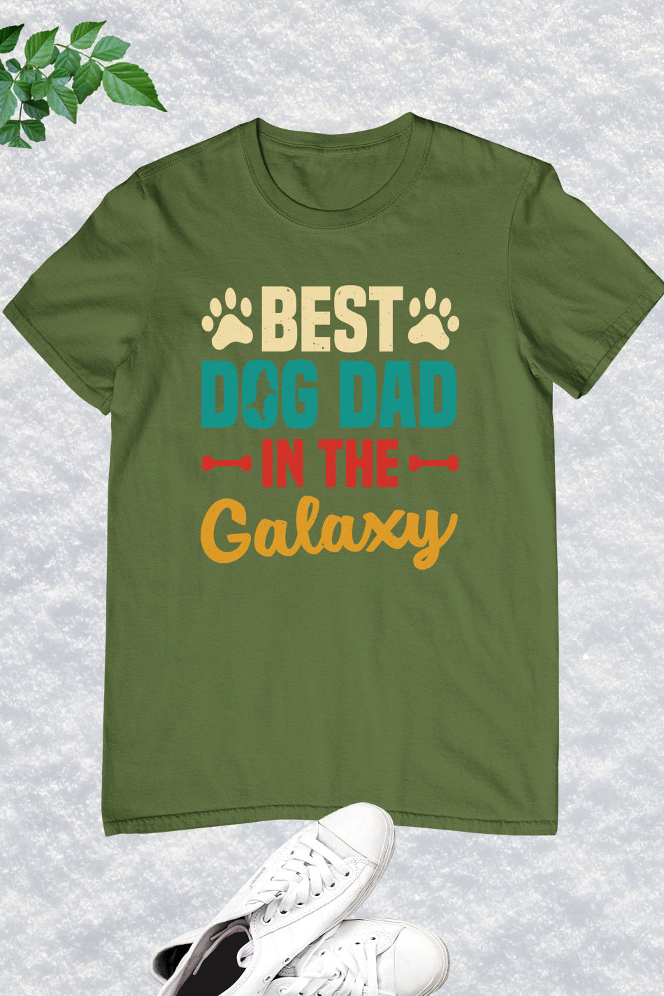 Best Dog Dad in The Galaxy T-Shirt