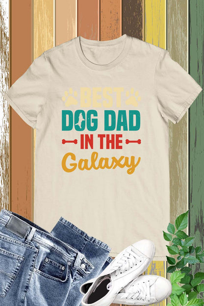 Best Dog Dad in The Galaxy T-Shirt