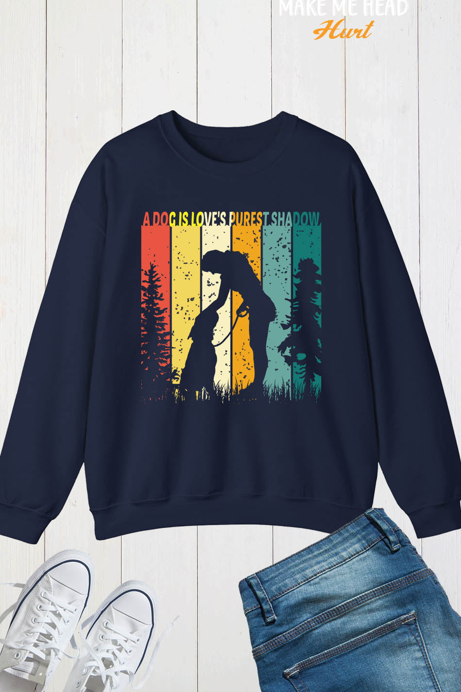 A dog is love's purest shadow Sweatshirt