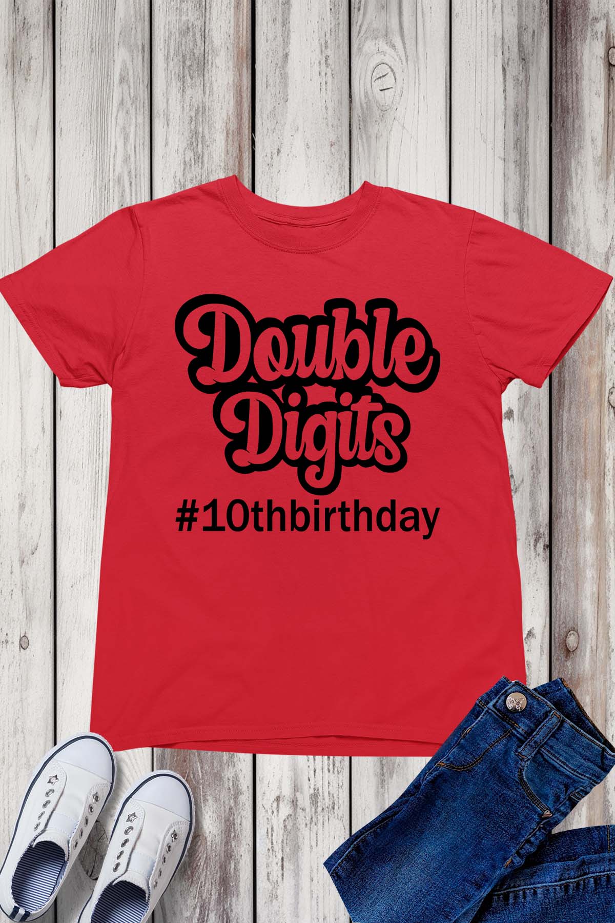 Happy Double Digit Birthday Shirts