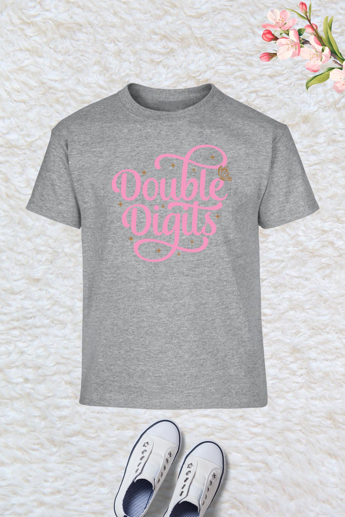 Double Digits Birthday Gift Tees