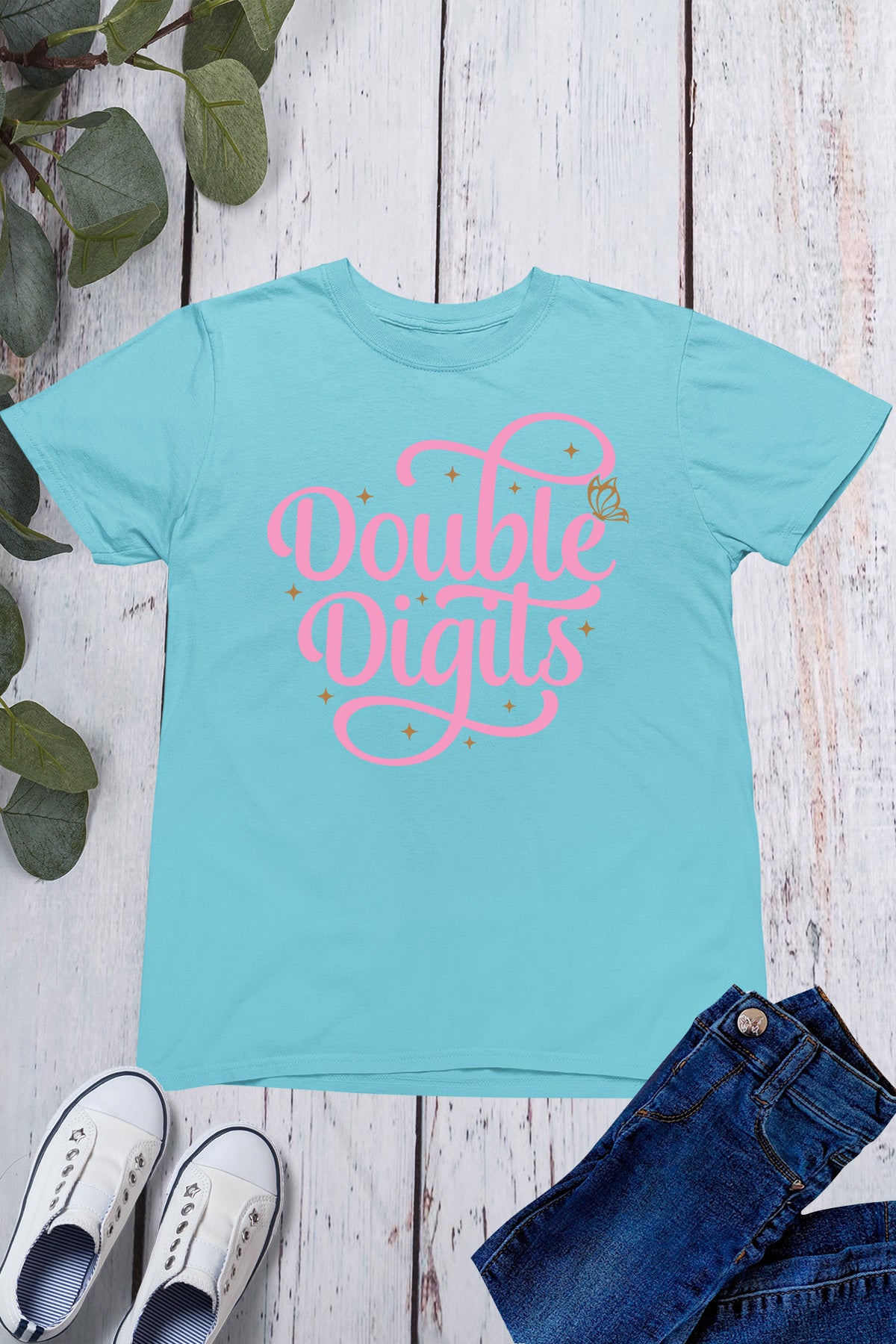 Double Digits Birthday Gift Tees