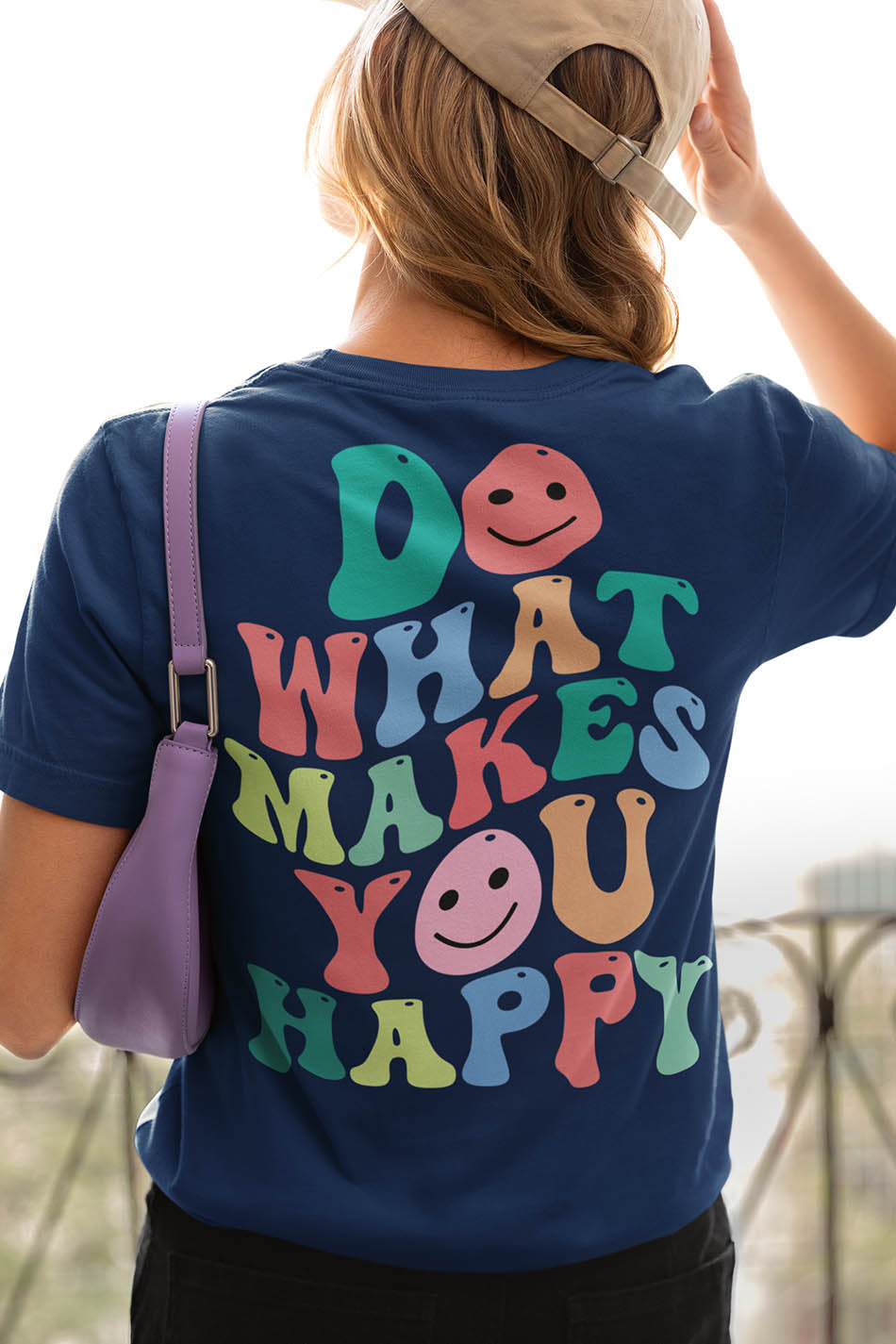 Do What Makes You Happy Positivity Quote Shirt