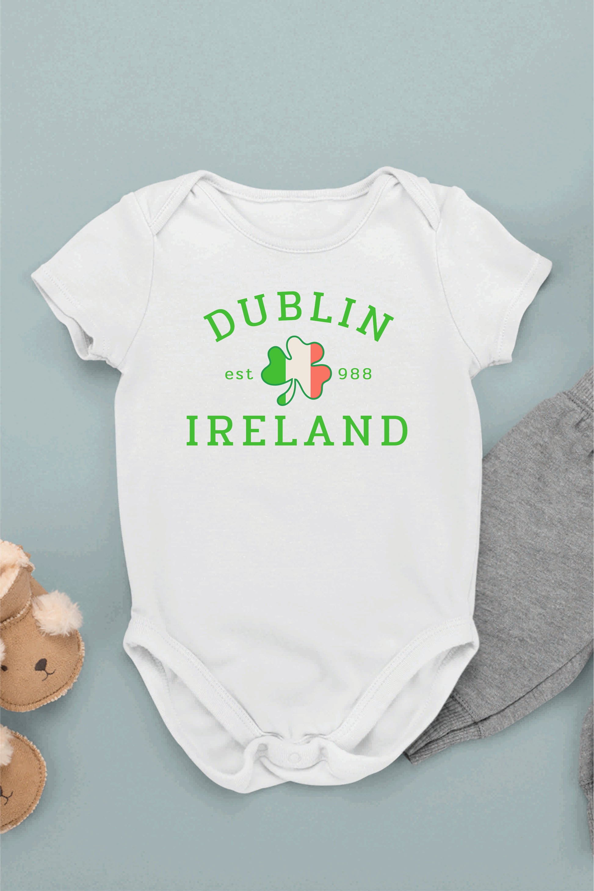 St. Patrick's Day Baby Bodysuit