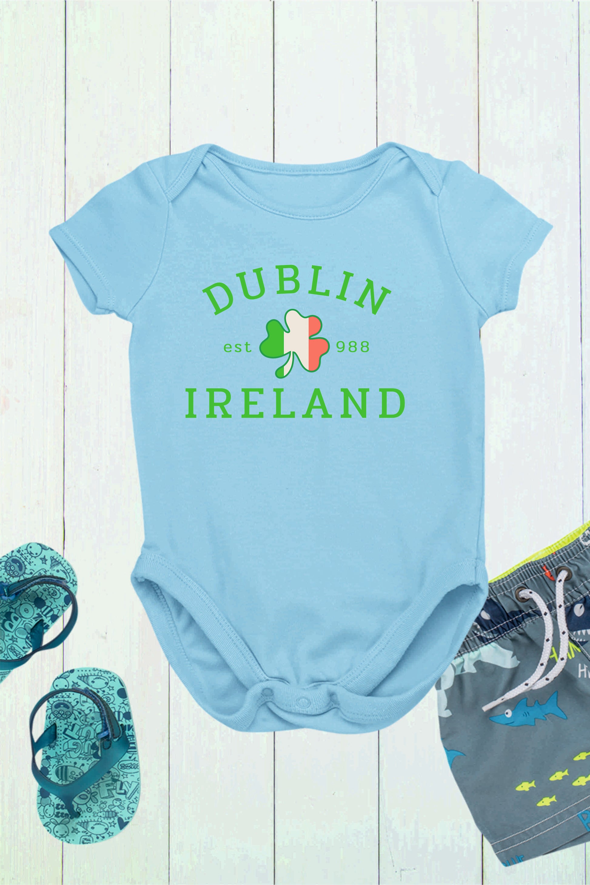 St. Patrick's Day Baby Bodysuit