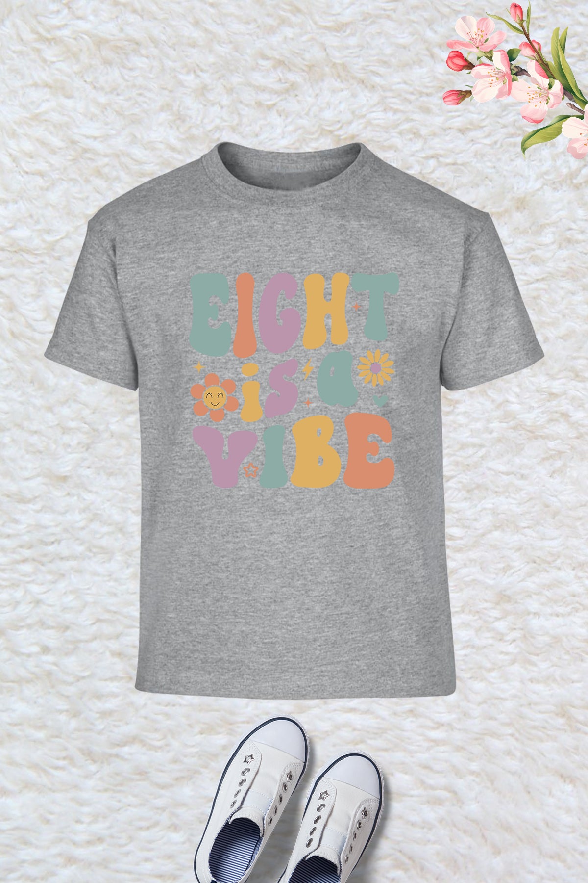 Eight is a Vibe Birthday Shirts