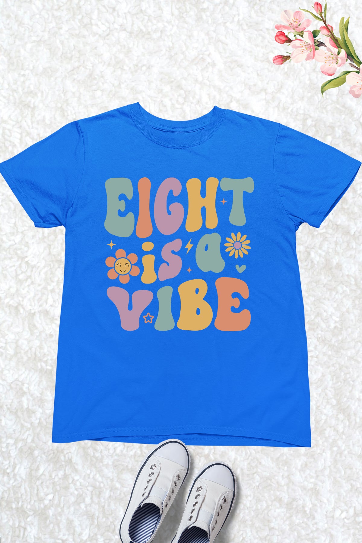 Eight is a Vibe Birthday Shirts