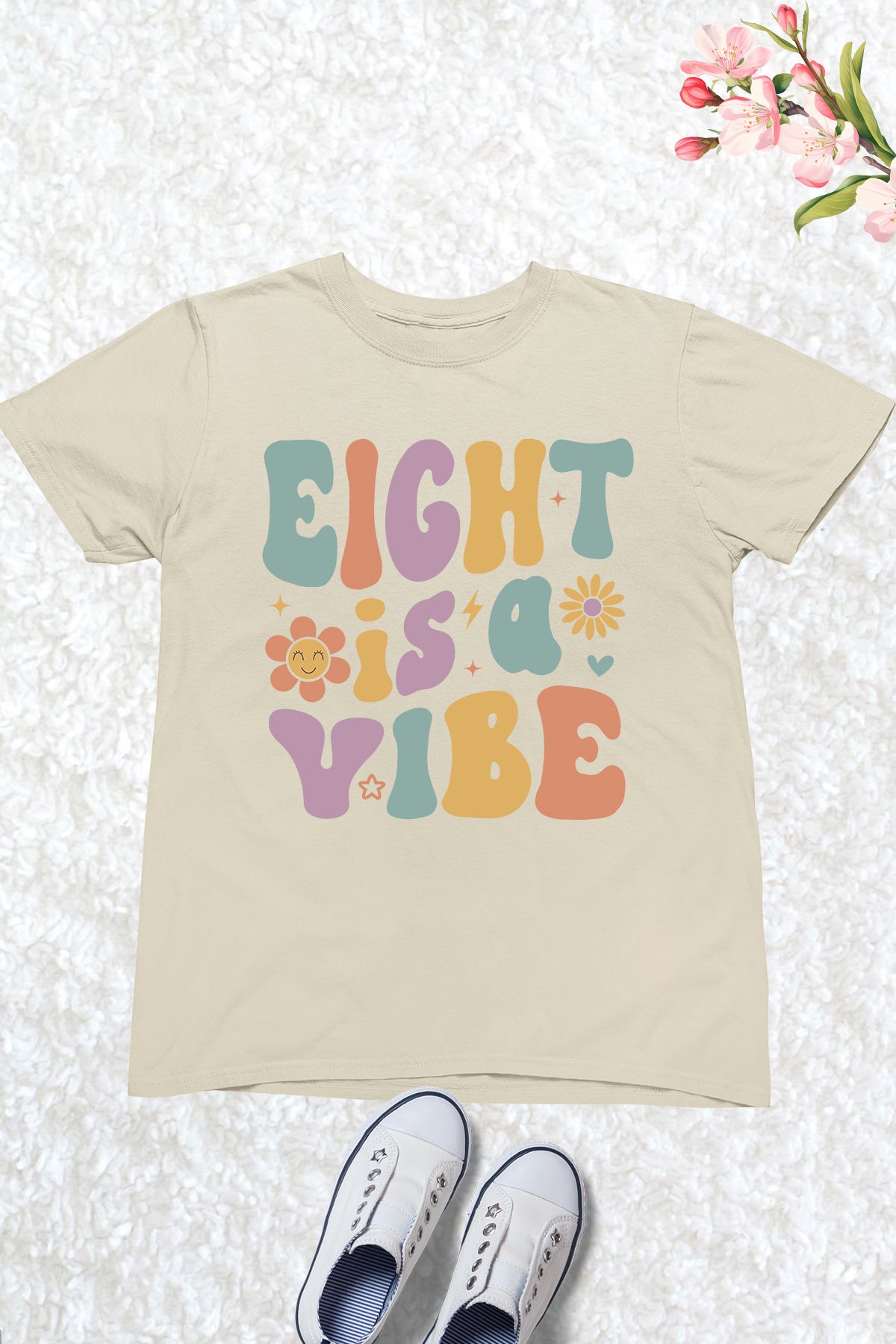 Eight is a Vibe Birthday Shirts