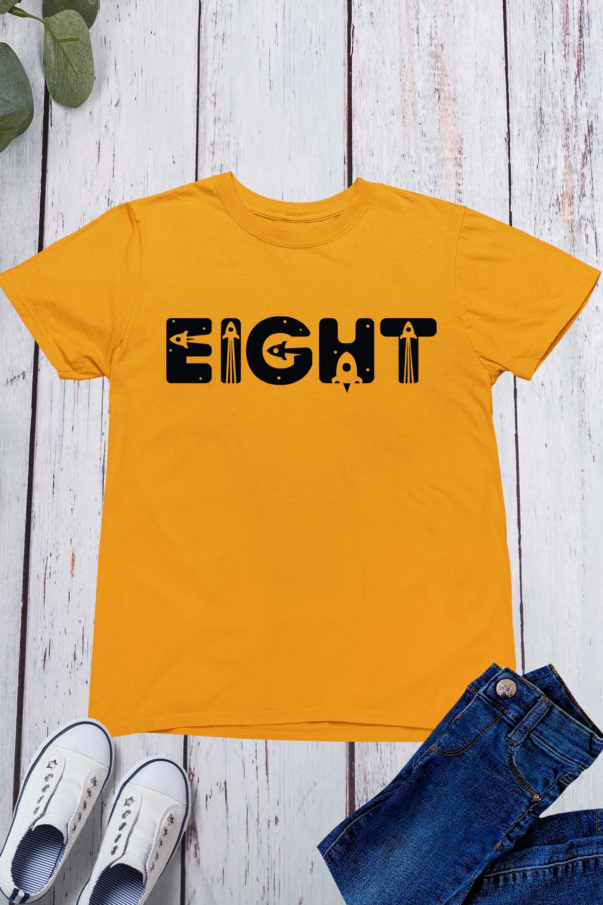 Eight Rocket Birthday Shirt