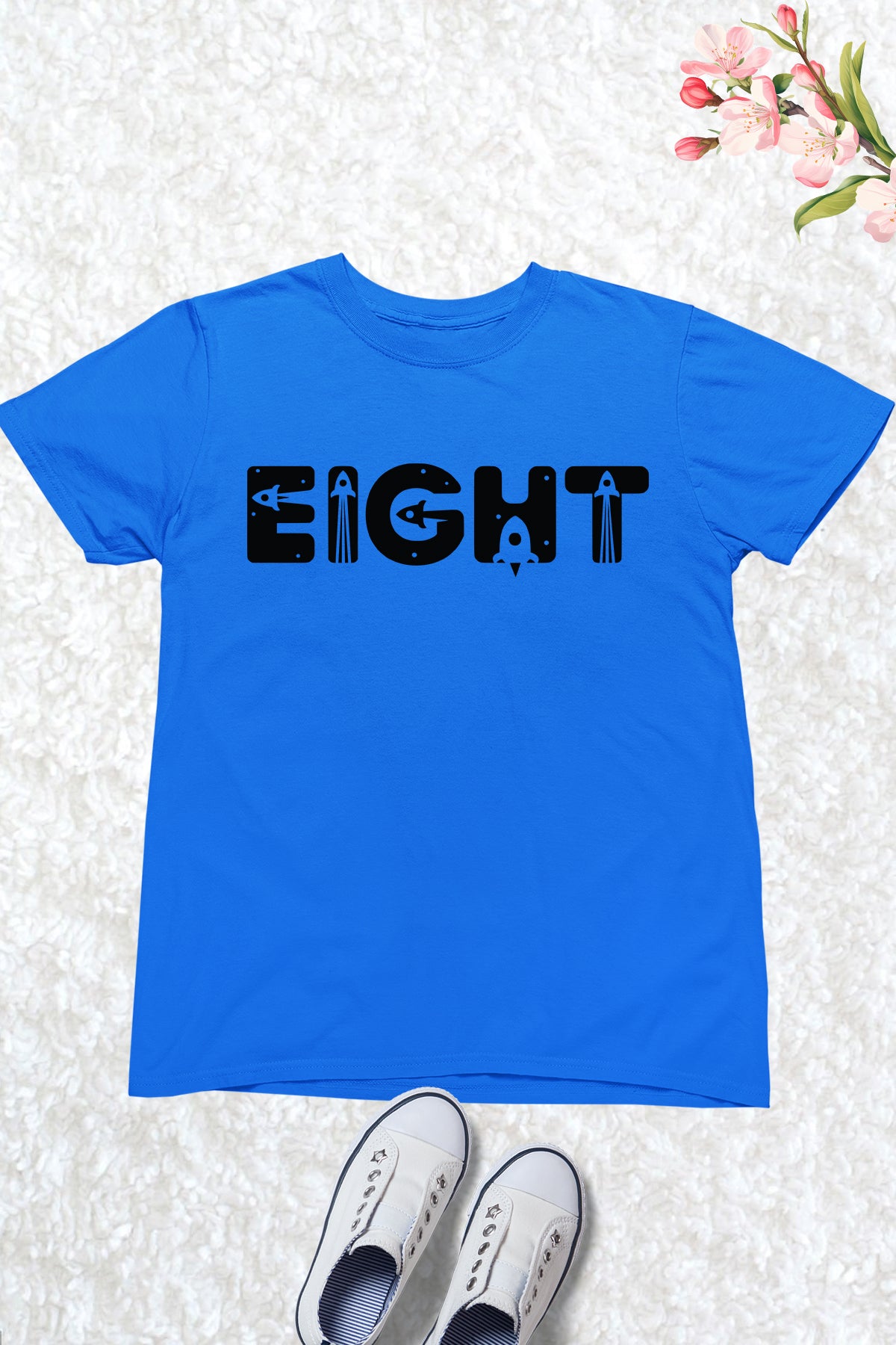 Eight Rocket Birthday Shirt