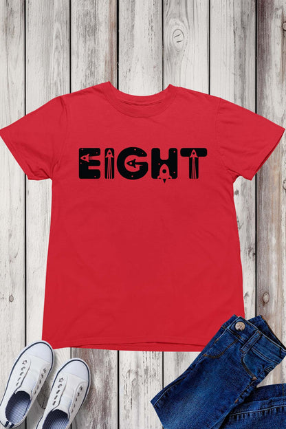 Eight Rocket Birthday Shirt