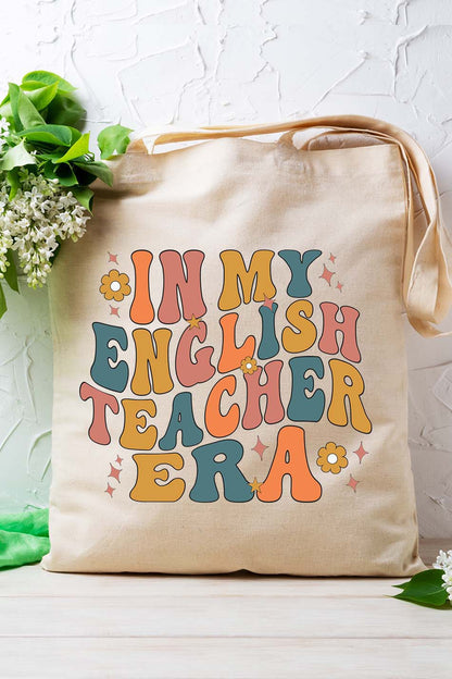 In My English Teacher Era Tote Bag