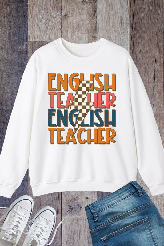 English Teacher Sweatshirts Grammar Sweatshirt