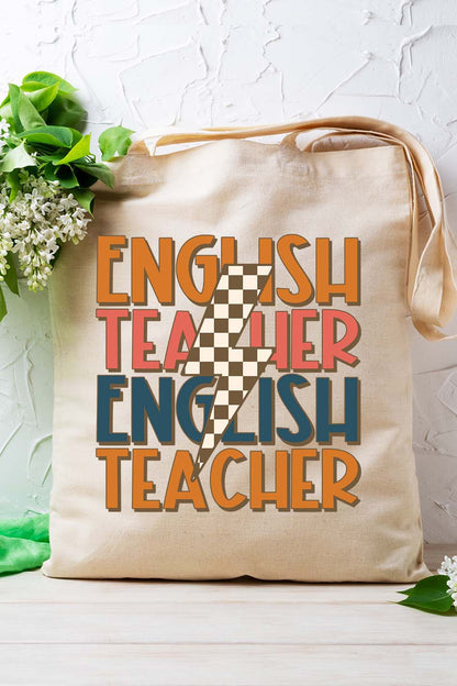 English Teacher Tote Bag Grammar Tote Bag