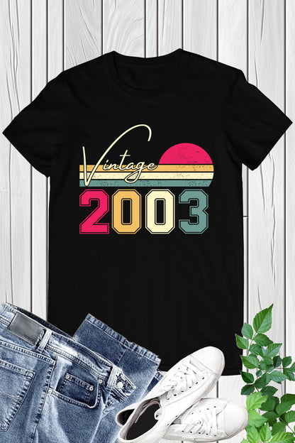 Vintage 2003 21st Birthday T Shirt