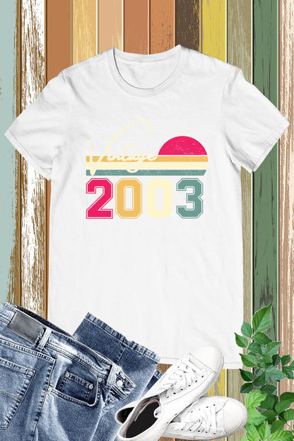 Vintage 2003 21st Birthday T Shirt