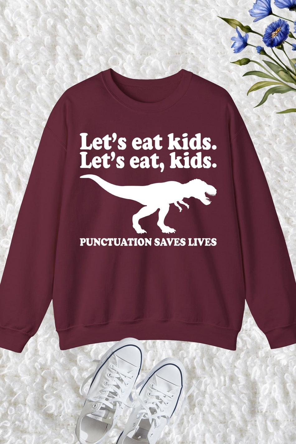 Punctuation Saves Lives English Teacher Sweatshirts