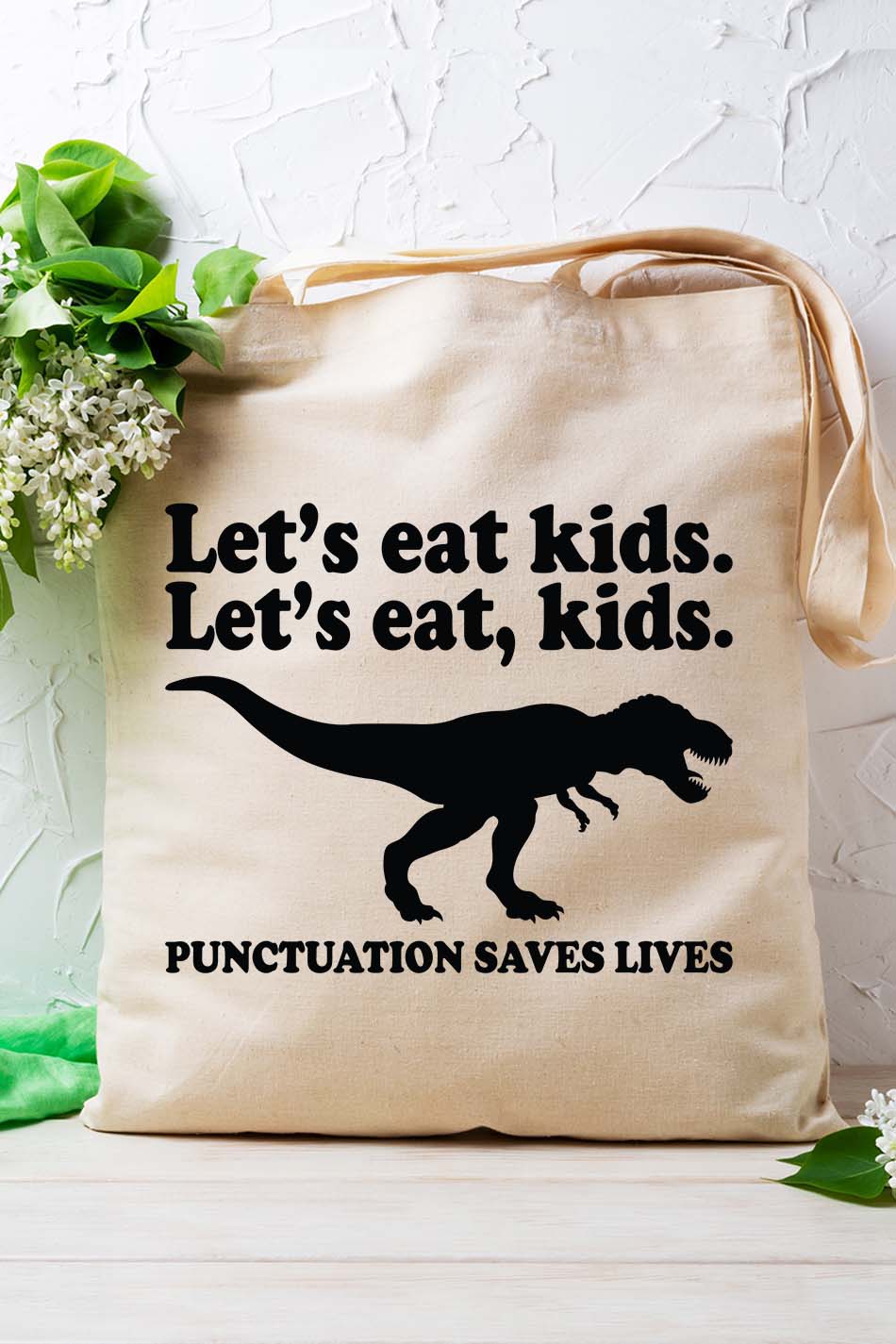 Punctuation Saves Lives English Teacher Tote Bag