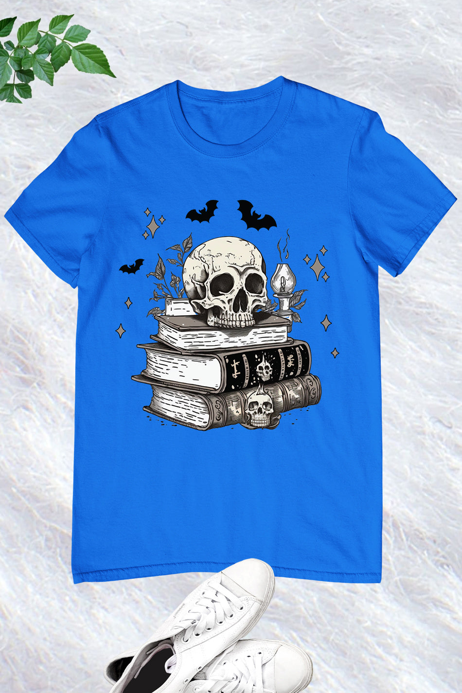 Spooky Spell Books Skull Halloween Shirt