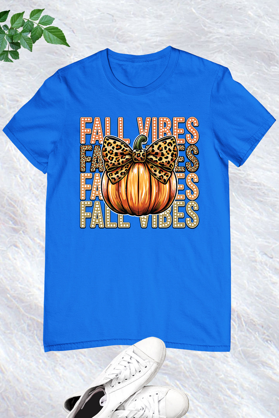 Retro Fall Vibes Pumpkin Bow Shirt