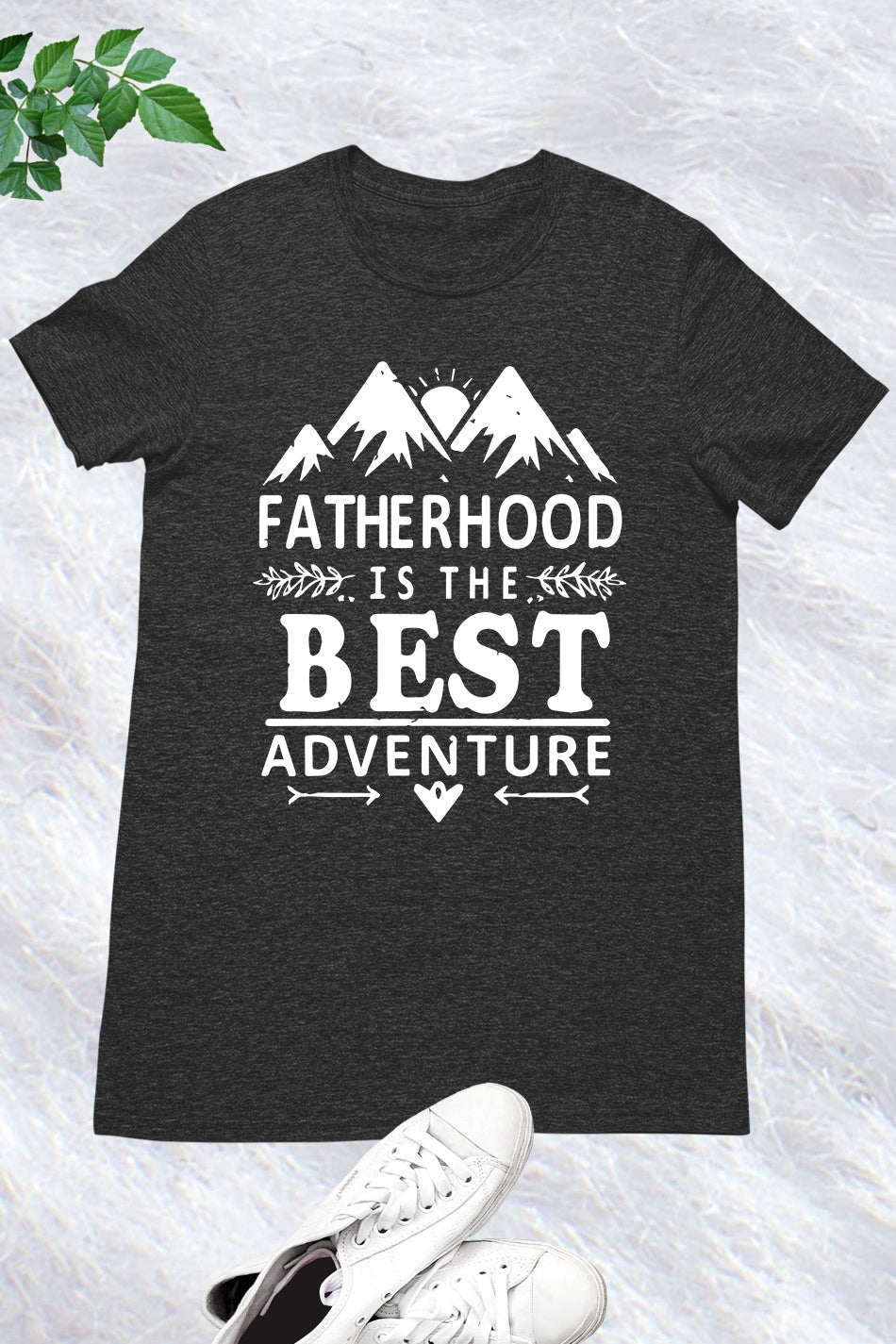 Dads Day T Shirt Fatherhood is the best adventure