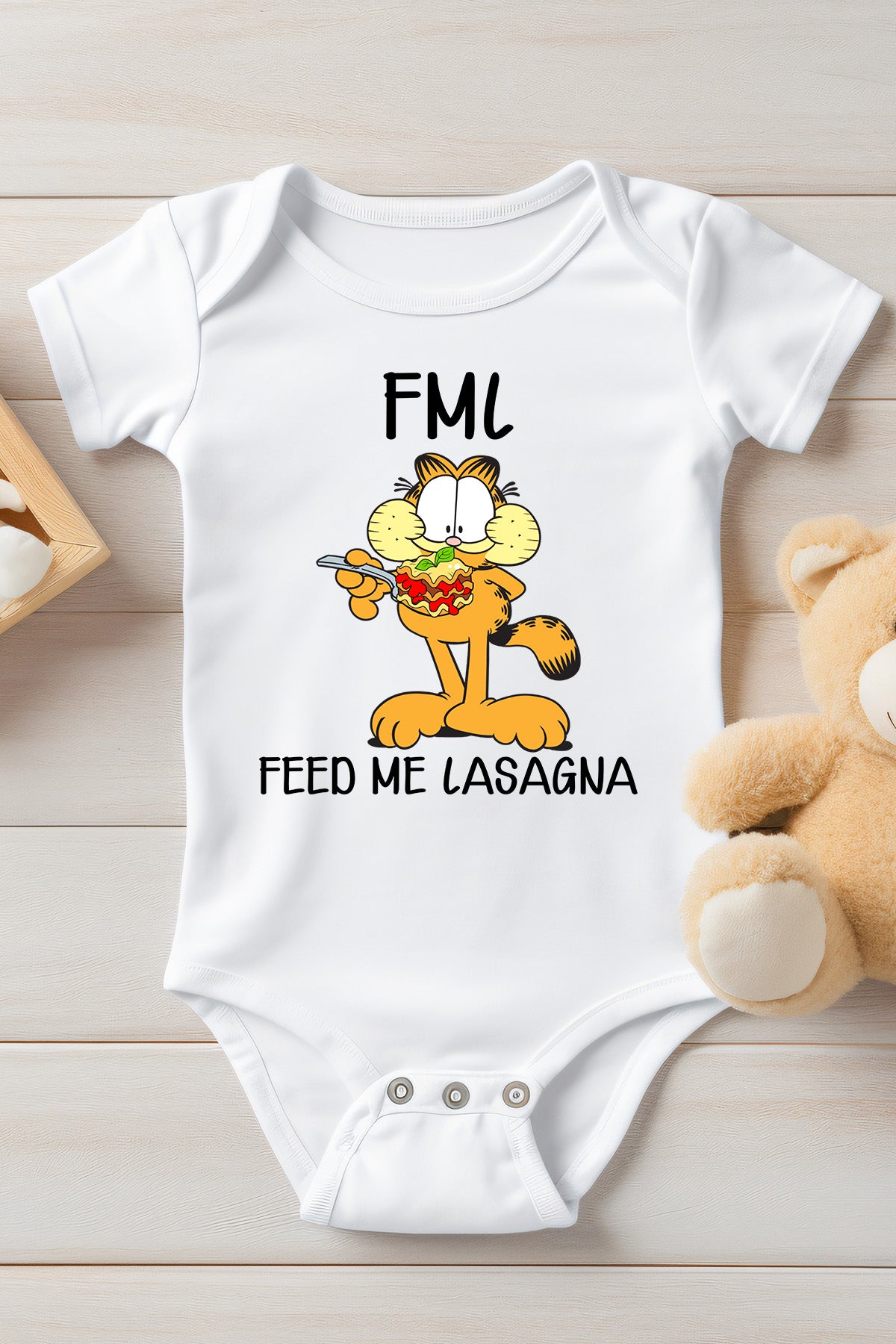 Feed Me Lasagna Garfield FML Shirt