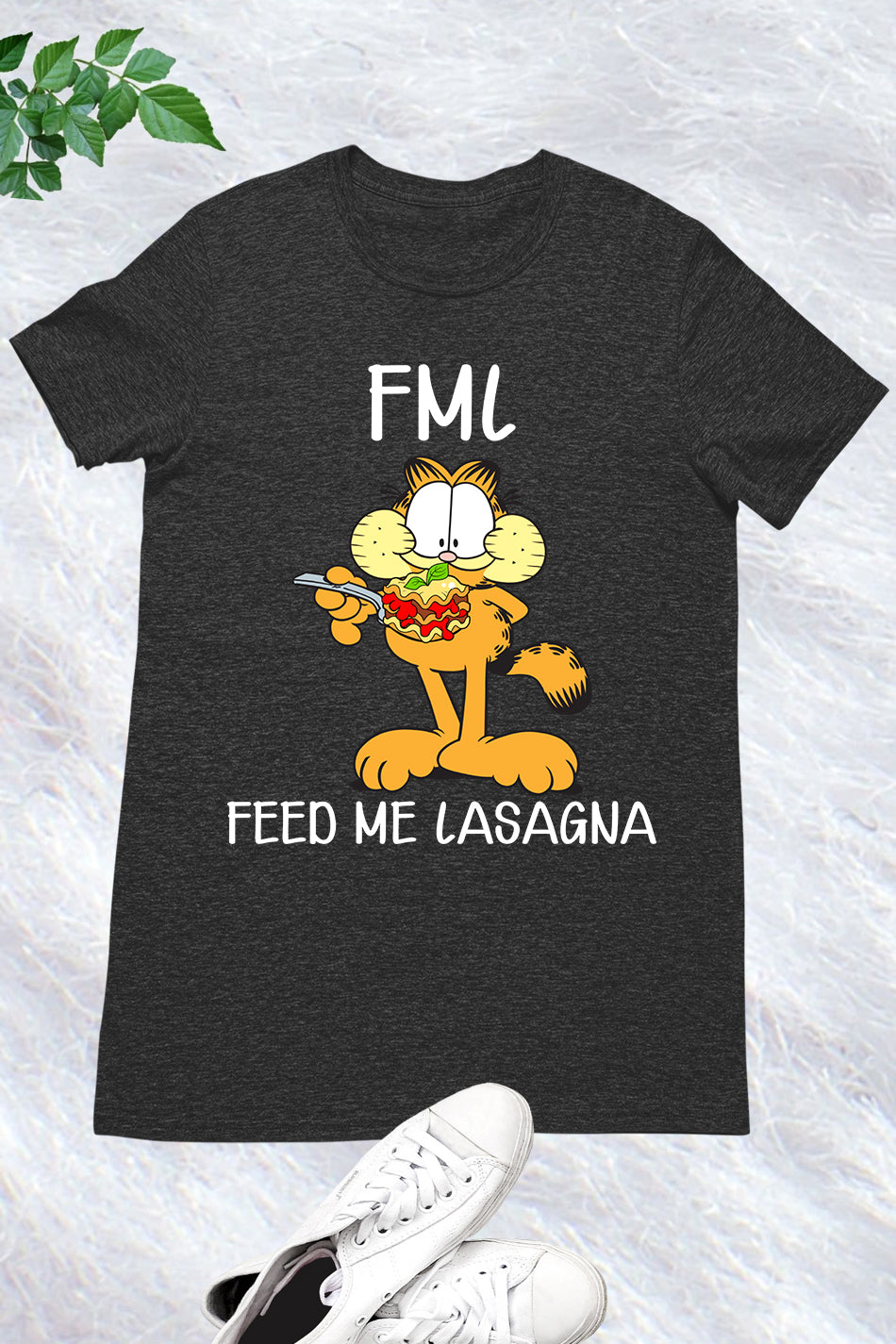 Feed Me Lasagna Garfield FML Shirt