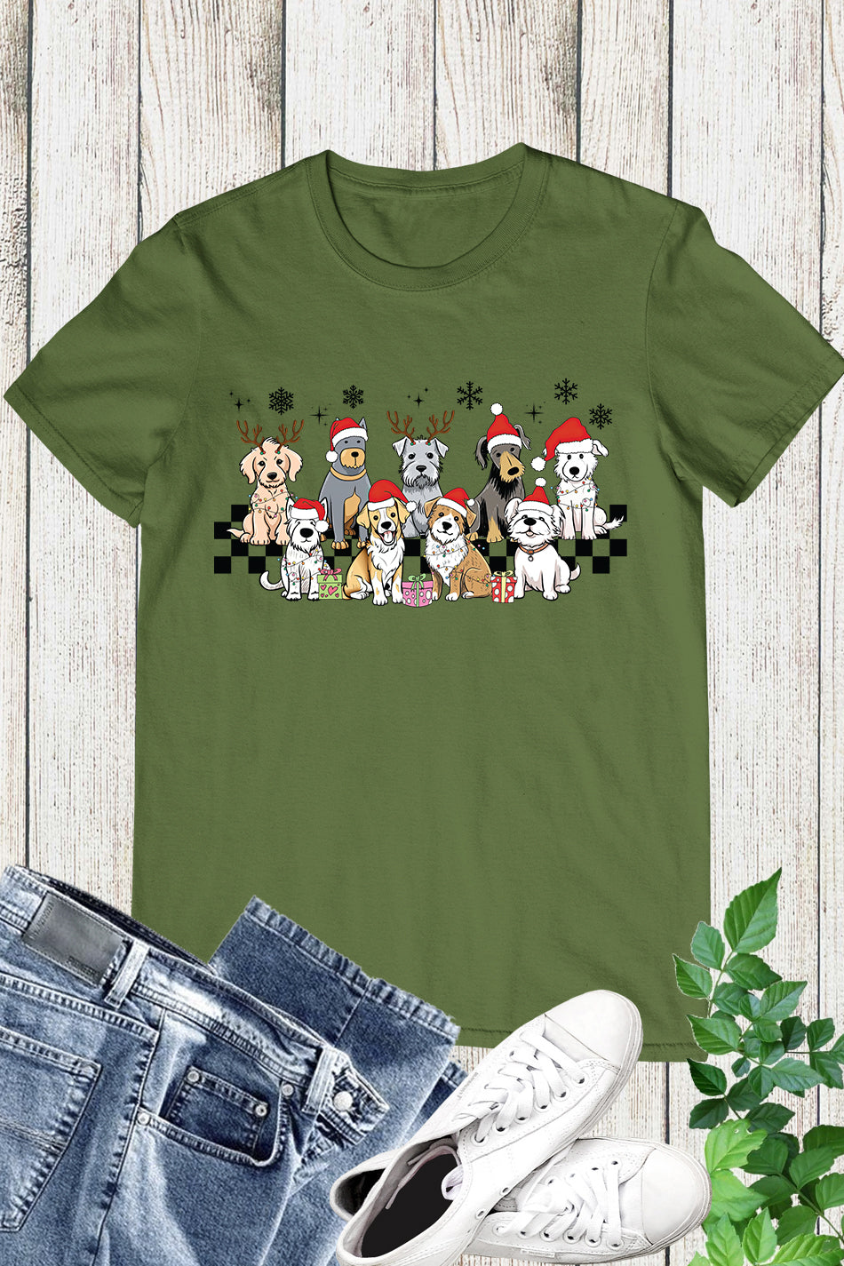 Dog Lover Christmas Lights Shirt