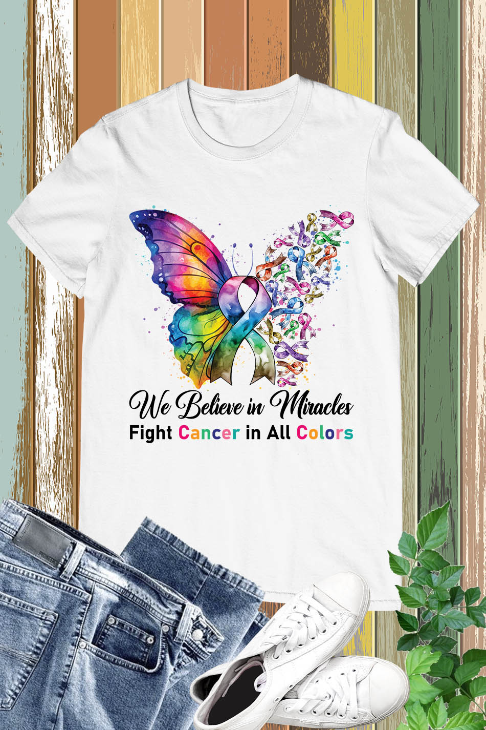 Fight Cancer In All Colors T Shirt